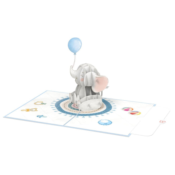 Baby-Elefant Pop-Up Karte