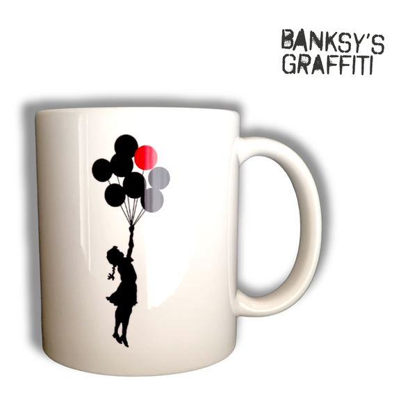 Banksy Becher - Flying Balloons Girl