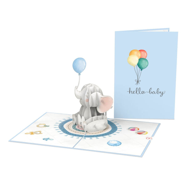Baby-Elefant Pop-Up Karte