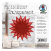 Transparentpapier Faltblätter rot