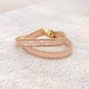 Armband Peach Satin