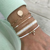 Armband Simplicity Shiny White