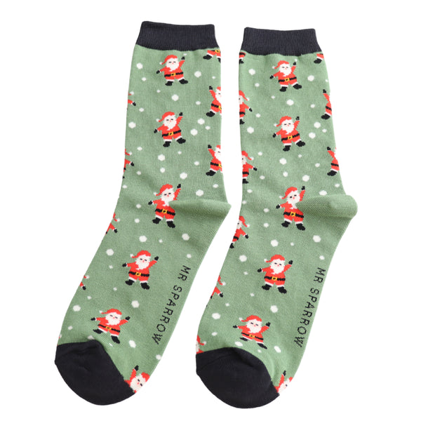 Weihnachtliche Bambus Socken für den Mann