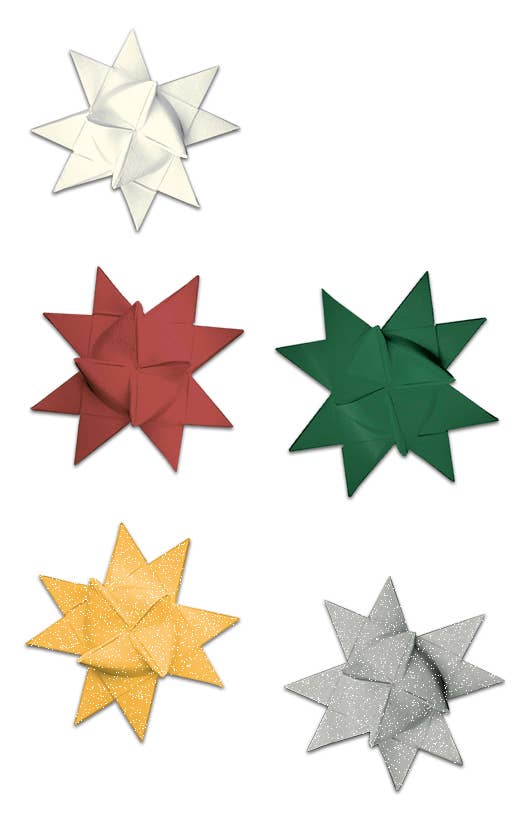 Fröbelstern Faltstreifen "Weihnachten"