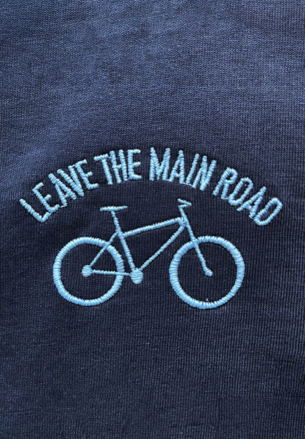T-Shirt Bike leave the main road