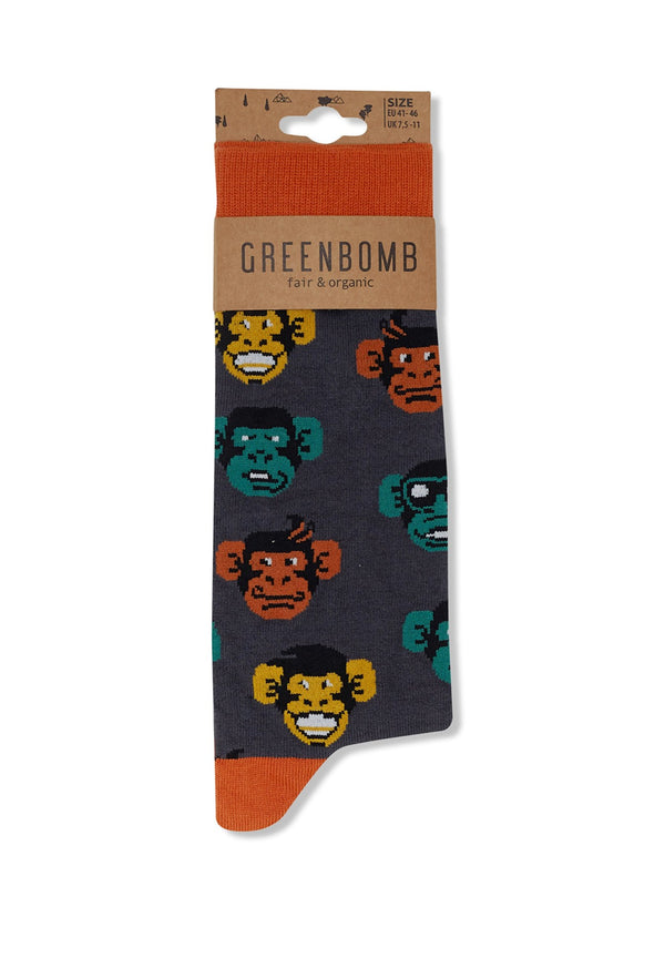 Greenbomb Socken Monkey