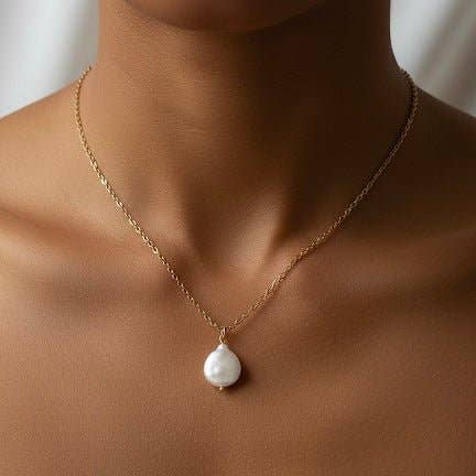Halskette Keshi Perle