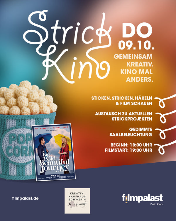 9. Oktober - Strickkino "A big bold beautiful journey"