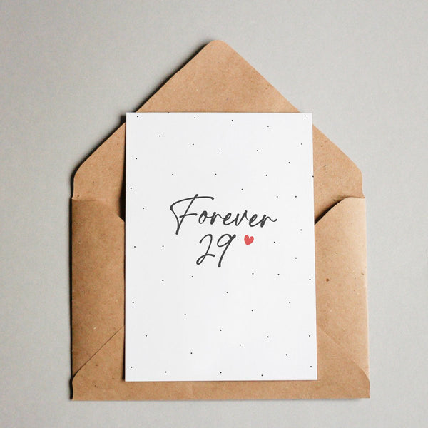 Karte Forever 29