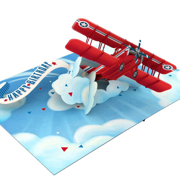 Happy Birthday Flugzeug Pop-Up