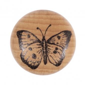 Holz Stempel Schmetterling