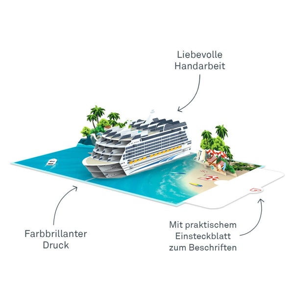Kreuzfahrtschiff Pop-Up