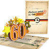 60. zurück ins Jahr 1965 Pop-Up Karte