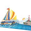 Segelschiff Auf zu neuen Abenteuern Pop-Up