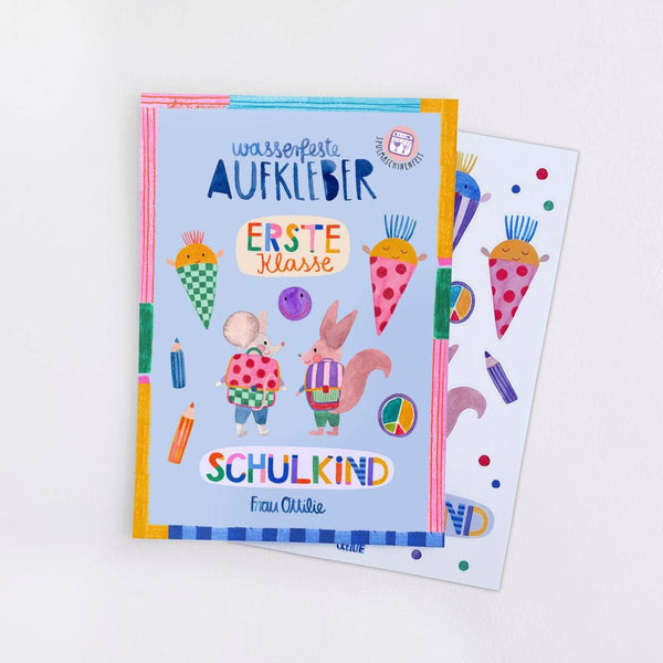 Spülmaschinenfeste Sticker *Schulkind*