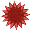 Transparentpapier Faltblätter rot
