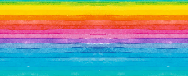 Laternen-Bastelset "Regenbogen Streifen"