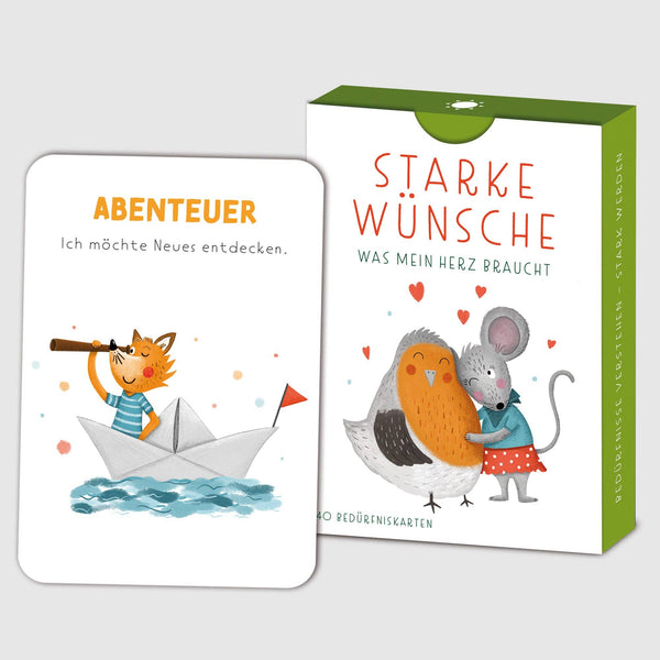 Bedürfniskarten für Kinder "Starke Wünsche"