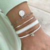 Armband Simplicity Shiny White