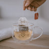 doppelwandige Herztasse