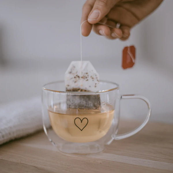 doppelwandige Herztasse