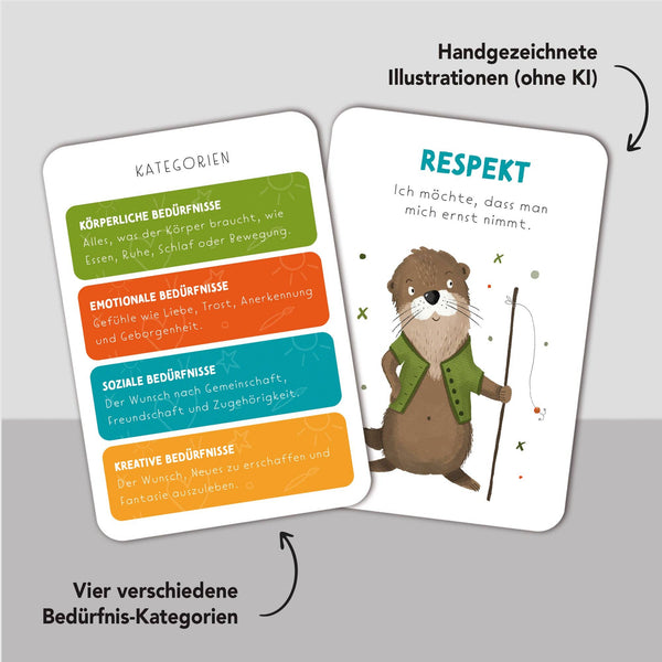 Bedürfniskarten für Kinder "Starke Wünsche"