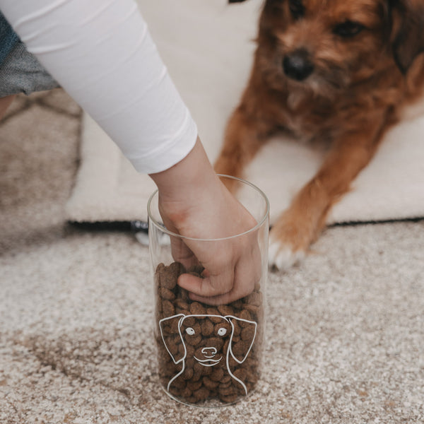 Vorratsglas Hund