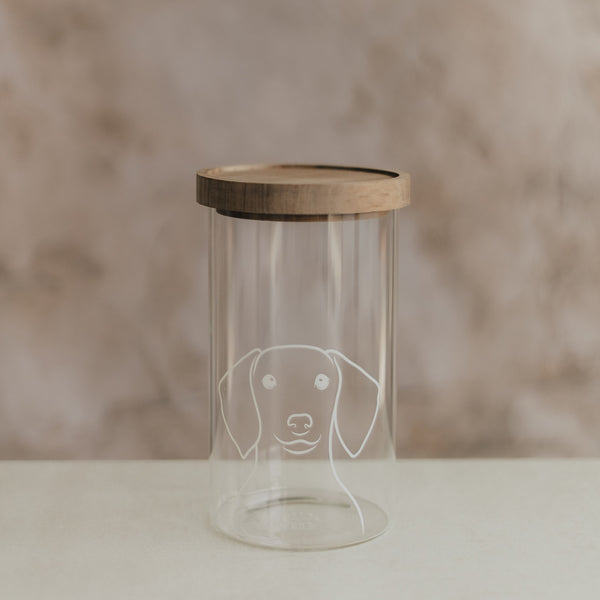 Vorratsglas Hund