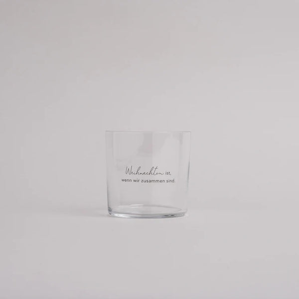 Glas Weihnachten ist...