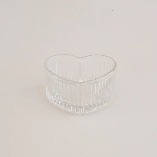 Glasschale Herz