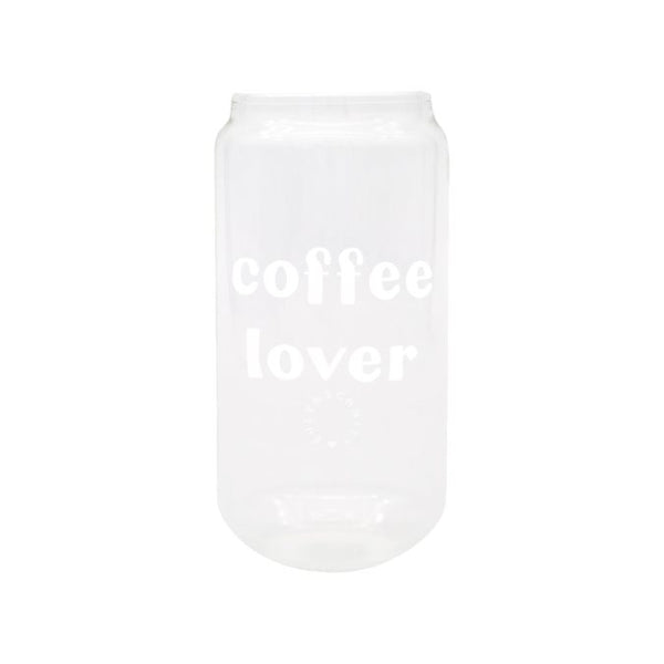 hohes Glas "coffee lover"