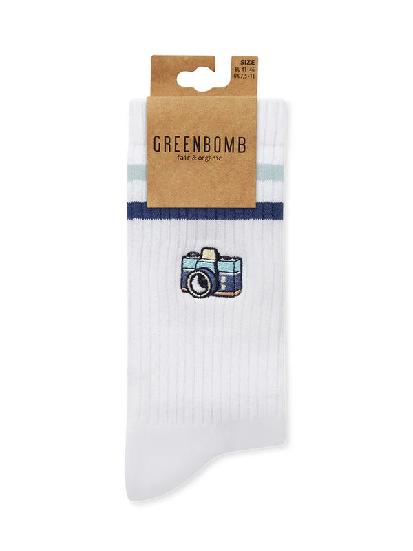 Greenbomb Socken mit Stick Kamera