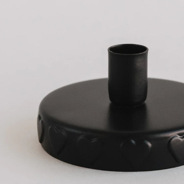 Kerzenhalter für unsere Minigläser - Herzrand