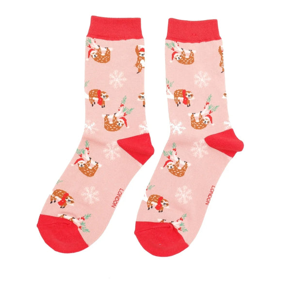 Weihnachtliche Bambus Socken für die Frau