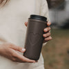 To Go Becher Braun