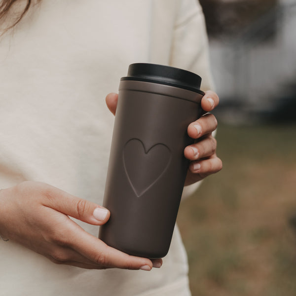 To Go Becher Braun