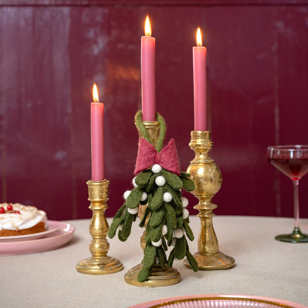 Mistel Anhänger mit Schleife Filz