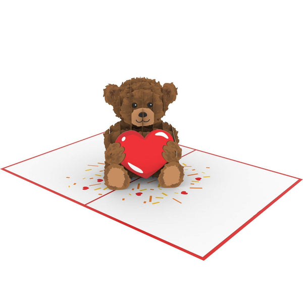 Teddybär mit Herz Pop-Up