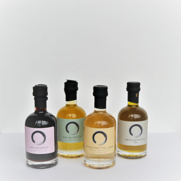 Geschenk Set Öl, Balsamico, Vinaigrette