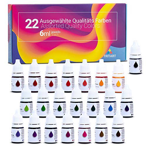 Seifenfarben Set mit 22 Farben