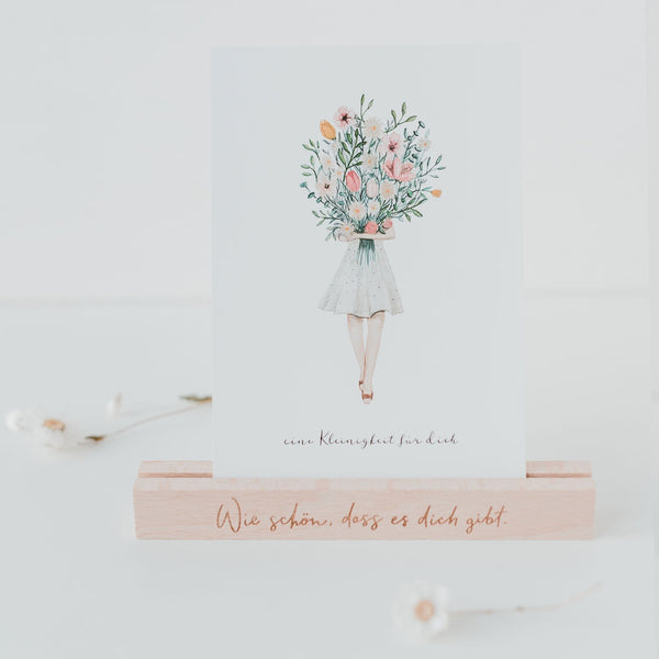 Postkarte Blumenmädchen
