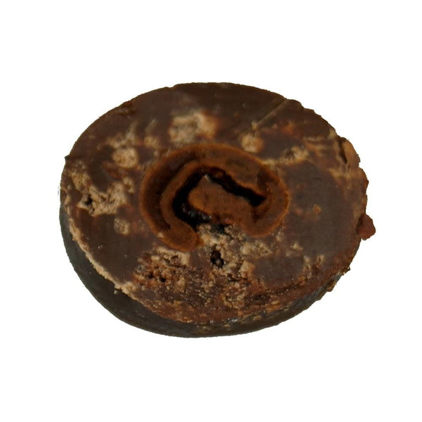 Kaffeebohnen in Zartbitter