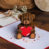 Teddybär mit Herz Pop-Up