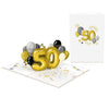 50. Geburtstag Pop-Up Karte